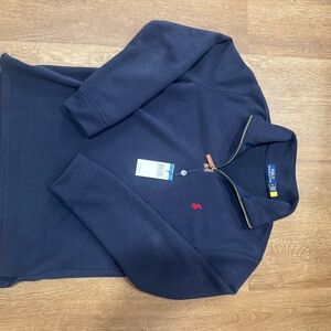 Ralph Lauren Dark Blue Zip-Up Sweater